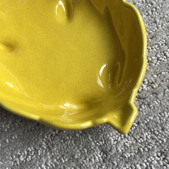 Frankoma vintage leaf plate - Picture 6 of 7